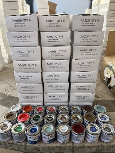 144x humbrol 14ml smalto - humbrol, hobby