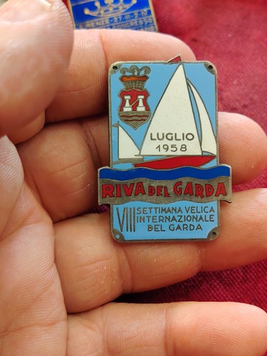 Distintivo luglio 1958 vela - distintivo,