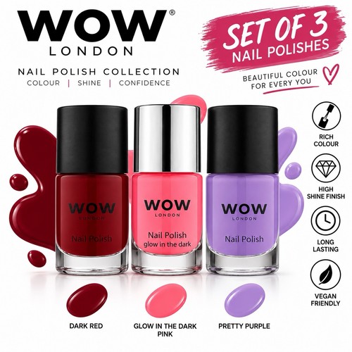 Confezione smalti wow london - confezione,